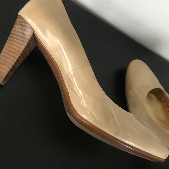 Coach Shoes Coach Nude Patent Leather Pumps Size 7 Poshmark